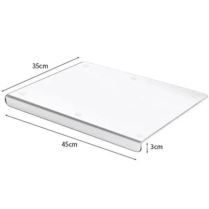 PGY Acrylic Cutting Board For Kitchen Counter Lip Anti Slip by zapcart