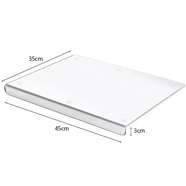 PGY Acrylic Cutting Board For Kitchen Counter Lip Anti Slip by zapcart