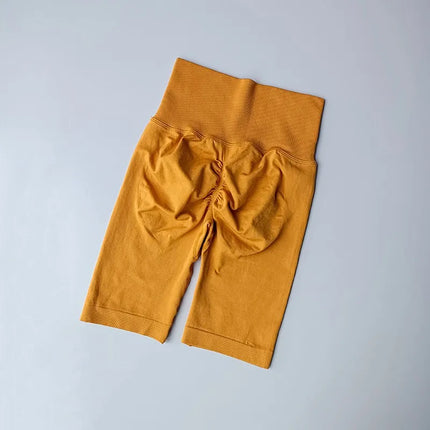 Women Yoga Shorts High Waist Tummy Control Quick Dry by zapcart