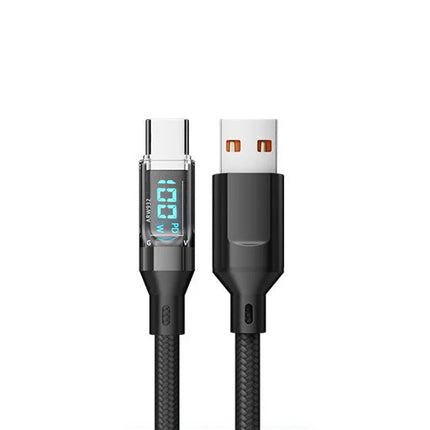 OOZCC LCD Watt Display Cable 120W Fast Charge for iPhone