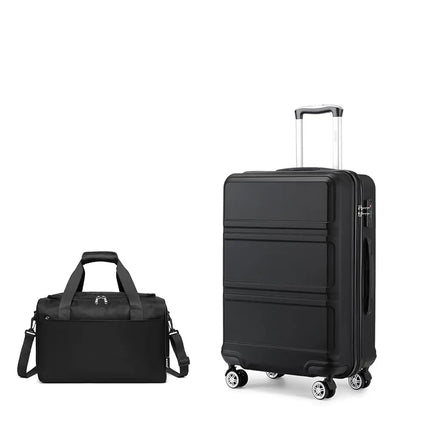 Kono 2 Piece Lightweight Luggage Set Ryanair TSA Lock by zapcart