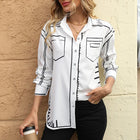 Spring Printed Ladies Shirts For Women With Vibrant Prints by zapcart