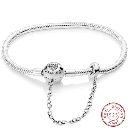 IQMAC Original Sterling Silver 925 Charm Bracelet For Women by zapcart