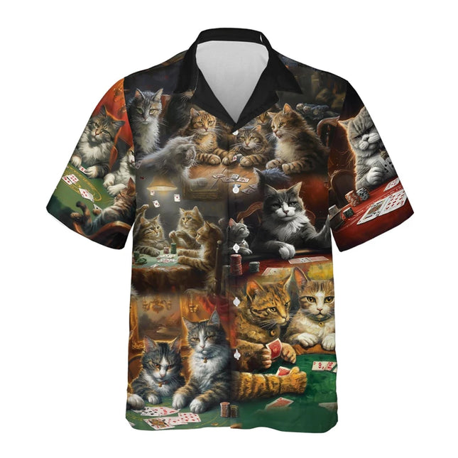 Bold Las Vegas 3D Print Beach Shirt For Men CN Guangdong by zapcart