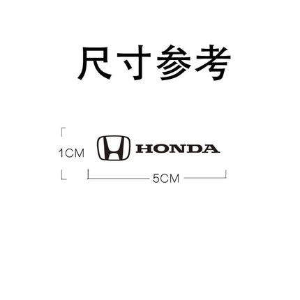 Honda 3D Metal Emblem Interior Upgrade For Civic CRV Fans by zapcart