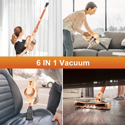 INSE N300 Cordless Vacuum Cleaner 20kPa Suction For Pet Hair by zapcart
