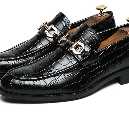 Maogu Mens Formal Leather Dress Shoes Breathable Plus Size by zapcart