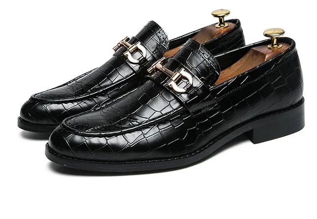 Maogu Mens Formal Leather Dress Shoes Breathable Plus Size by zapcart