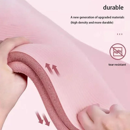 NBR Waterproof Dense Rebound Yoga Mat Non Slip For Home Gym by zapcart