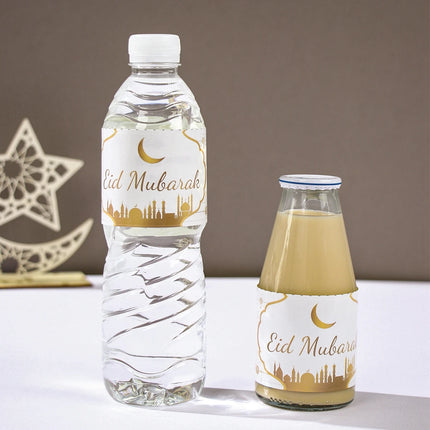 Staraise Eid Mubarak Bottle Labels Adhesive Stickers Decor by zapcart