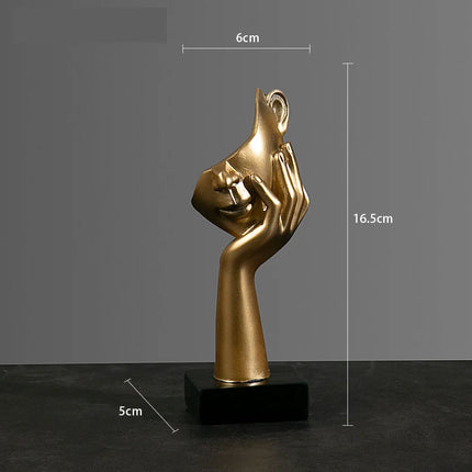 Choice Resin Abstract Mask Figurine Home Office Decor by zapcart