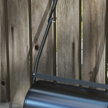 Outsunny Lawn Roller 38L Steel Push Gardeners Seeded Lawn by zapcart