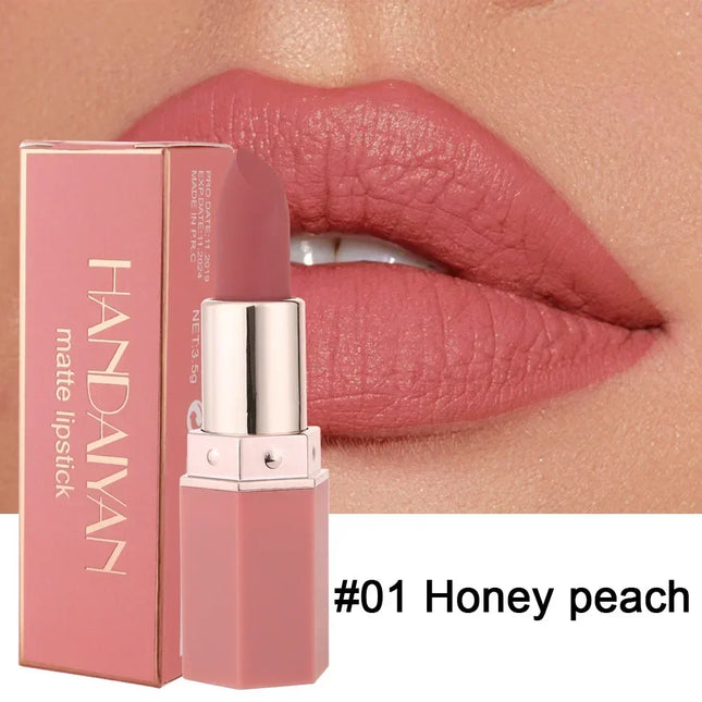 Nude Matte Lipstick Waterproof Long Lasting For Women by zapcart