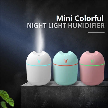 ATWFSC USB Mini Aroma Diffuser Humidifier For Home Car
