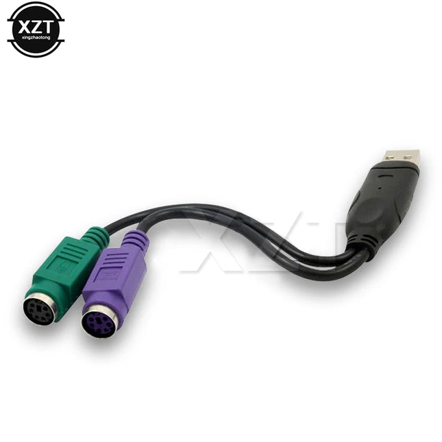 WYMECT USB to PS2 Keyboard and Mouse Adapter for PCs by zapcart