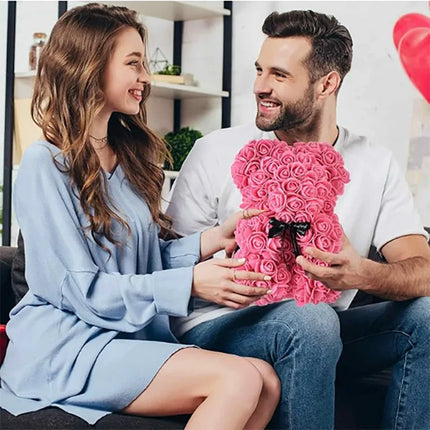 FUJINCN Teddy Rose Bear Gift Box For Girlfriend Valentine by zapcart