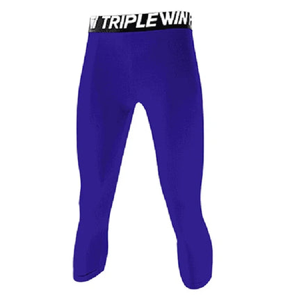 VINTOHOXNCN Men Capri Tights Quick Dry Running Leggings by zapcart
