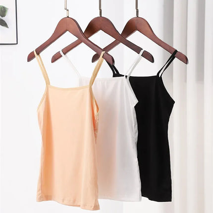 Camisole Slim Vest For Women Sexy Crop Top Black And White by zapcart