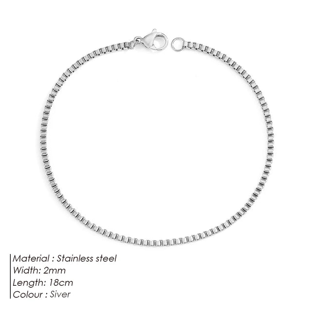 e-Manco Women Charm Bracelet Minimalist Stainless Gift by zapcart