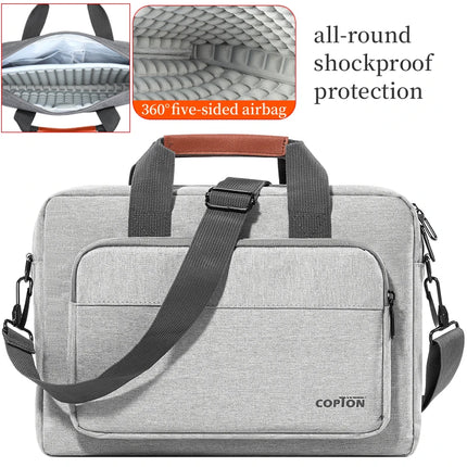 Copton Men Laptop Bag 13.3 to 15.6 Inch Shoulder Briefcase by zapcart