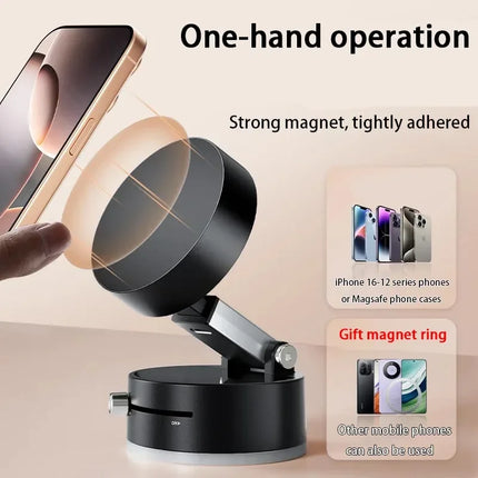 Choice Magnetic Car Phone Holder For Drivers Vacuum Suction by zapcart