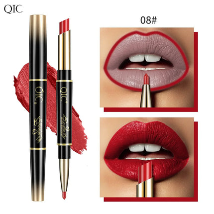 QIC Matte Lipstick And Lip Liner Nude Two In One For Women by zapcart