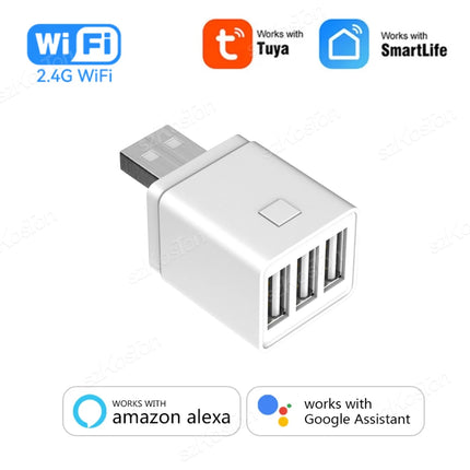 Tuya Smart Plug Micro USB Adaptor 5V WiFi Alexa Google by zapcart