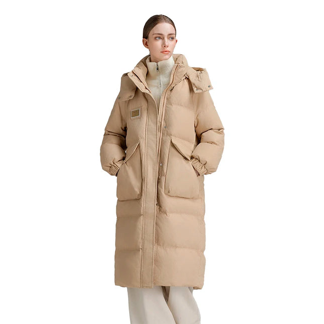 Clarke Queen Women Winter Puffer Jacket Duck Down Long Coat by zapcart