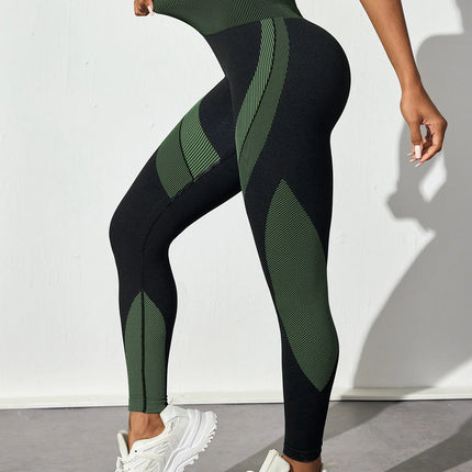 Womens Seamless Yoga Leggings High Waist Tummy Control by zapcart