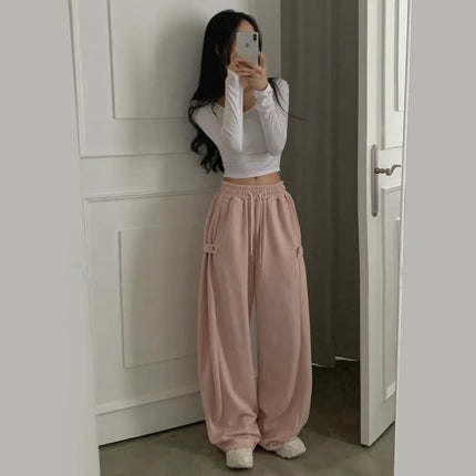 Casual Commute Wide Leg Pants for Daily Office Comfort by zapcart