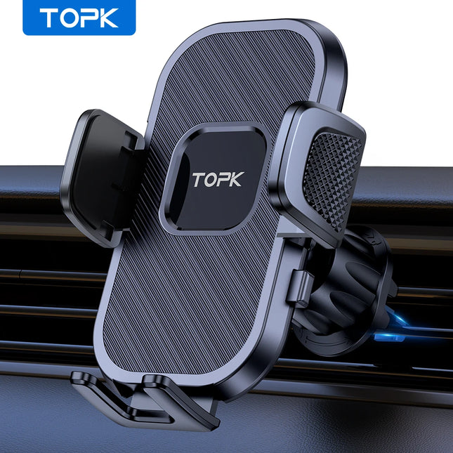 TOPK Car Phone Holder Air Vent Mount For Big Phones by zapcart