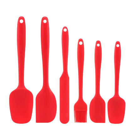 Choice Silicone Spatula Set 6 Piece Nonstick For Cooks by zapcart
