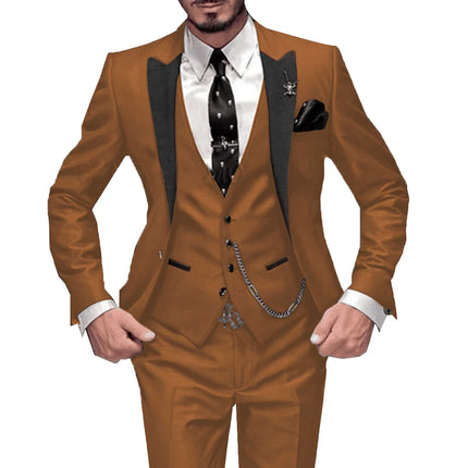 Solovedress Mens Slim Burgundy Tuxedo Wedding Suits by zapcart