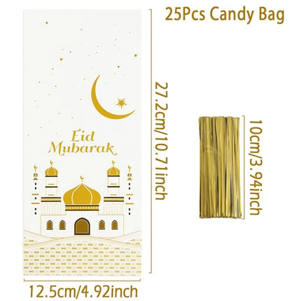 Eid Mubarak Gift Bags Ramadan Candy Cookies Muslim Party by zapcart