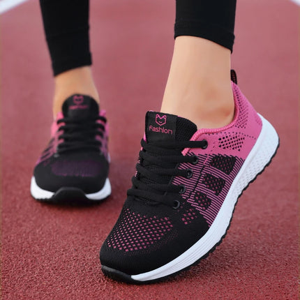 PUAMSSCN Women Platform Sneakers Breathable Running Shoes by zapcart