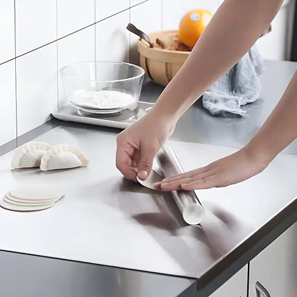 Stainless Steel Cutting Board 60x40cm Multifunctional Home by zapcart