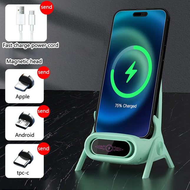 CQJT Cordless Charger Desk Phone Stand 3in1 Fast Charger by zapcart