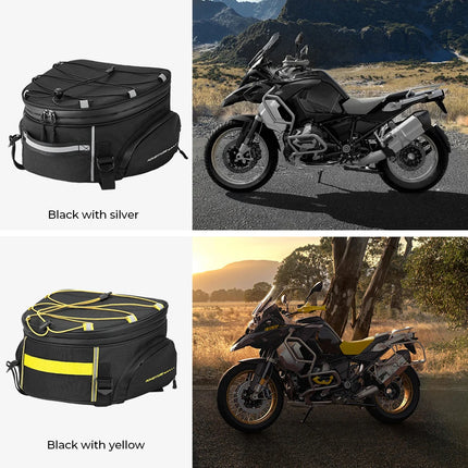 KEMiMOTO Tail Bag For BMW Luggage Rack Waterproof Adventure by zapcart