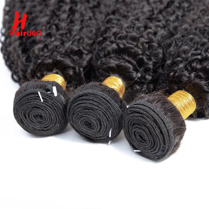 HairUGo Afro Kinky Curly Bundles Hair Extensions Look Women by zapcart