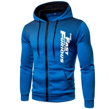 VIPOLCN Men Hooded Tracksuit Comfort Zip Up Sweatshirt Pants by zapcart