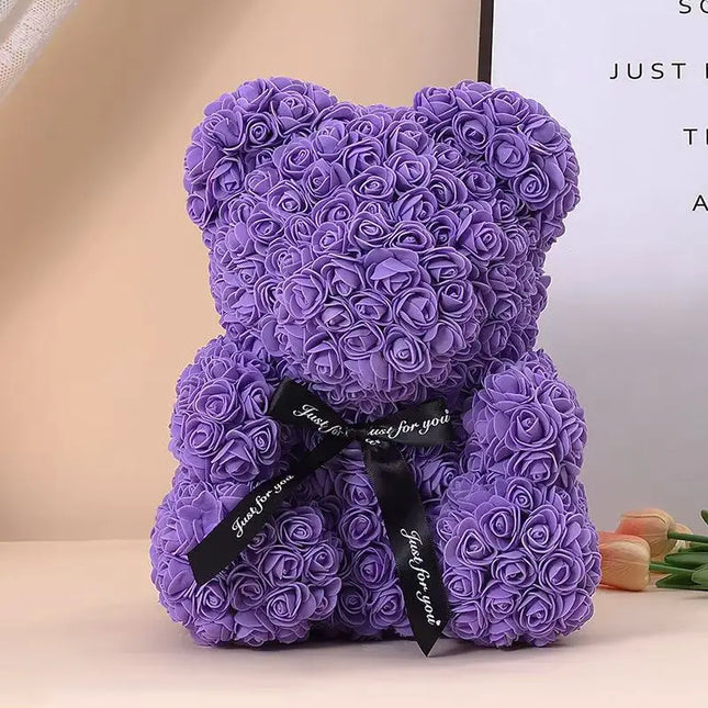FUJINCN Teddy Rose Bear Gift Box For Girlfriend Valentine by zapcart