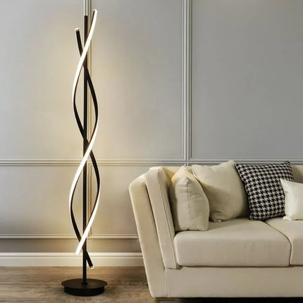 ZIMULONG Minimalist LED Floor Lamp Geometric Line Living