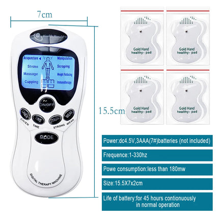 SANPKON Dual Output TENS Massage Machine Pain Relief by zapcart