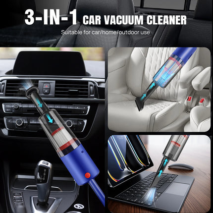 DayPlus Cordless Car Vacuum Powerful 6200Pa 0.7kg For Cars by zapcart