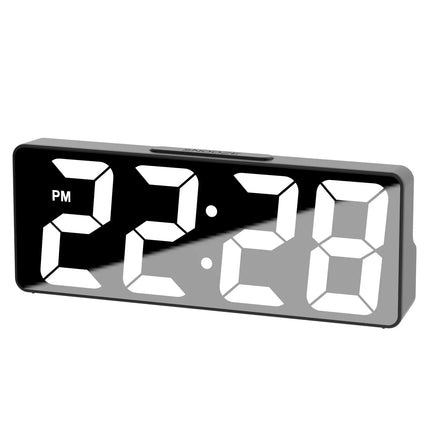 Zapcart Alarm Clock For Home With Mirror LED Display Snooze