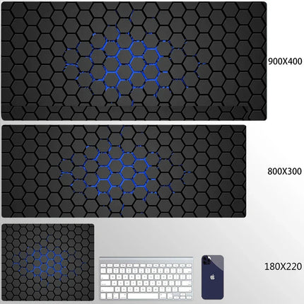 OLNYLO Premium Geometric Gaming Mousepad For Gamers 900x400 by zapcart