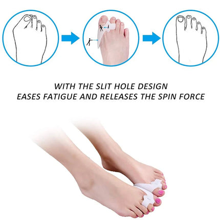 RooRuns Toe Corrector Instant Comfort Silicone for Bunions by zapcart
