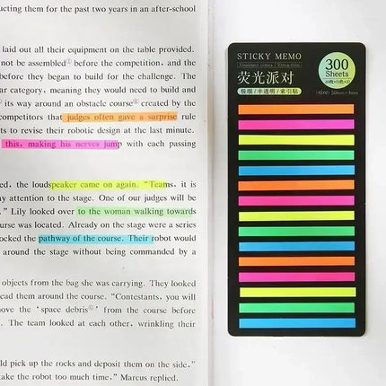 Moonbiffy Waterproof Index Tabs Sticky Notes for Students by zapcart