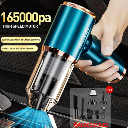 SZUK Car Vacuum Wireless 165000Pa Powerful Suction Cleaner by zapcart