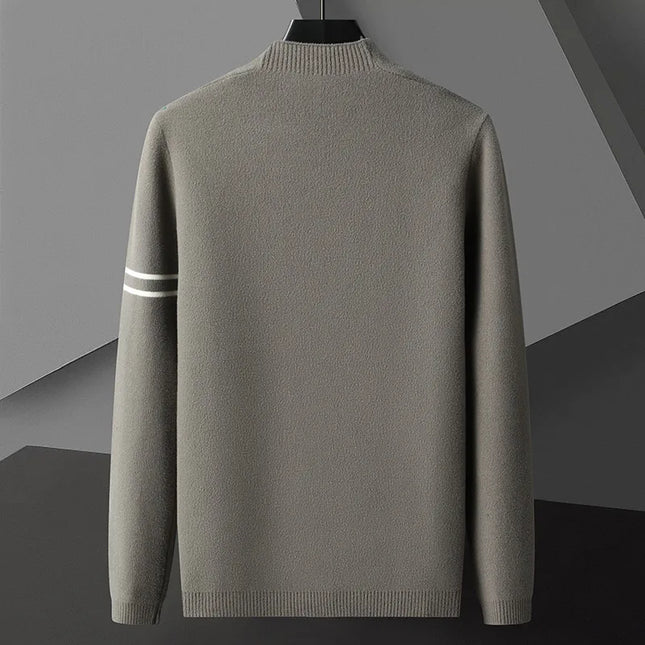 CN Zhejiang Men Knit Cardigan Front Pocket Button Decor by zapcart